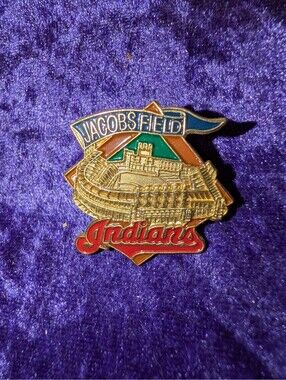 Jacob's Field Indians Vintage Pin 1995